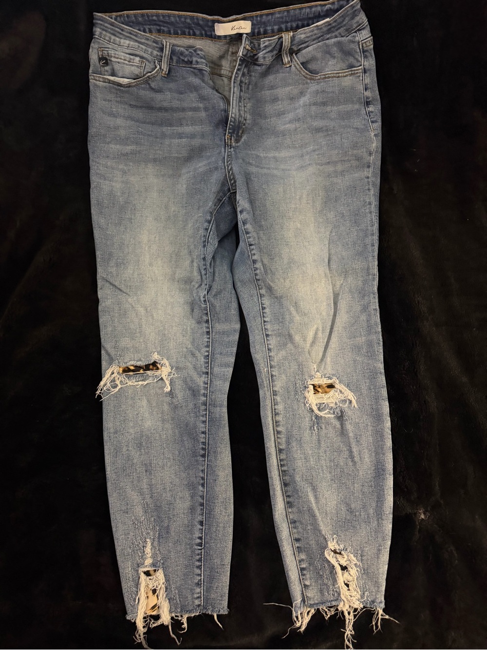 KanCan Light Blue Distressed Skinny Jeans